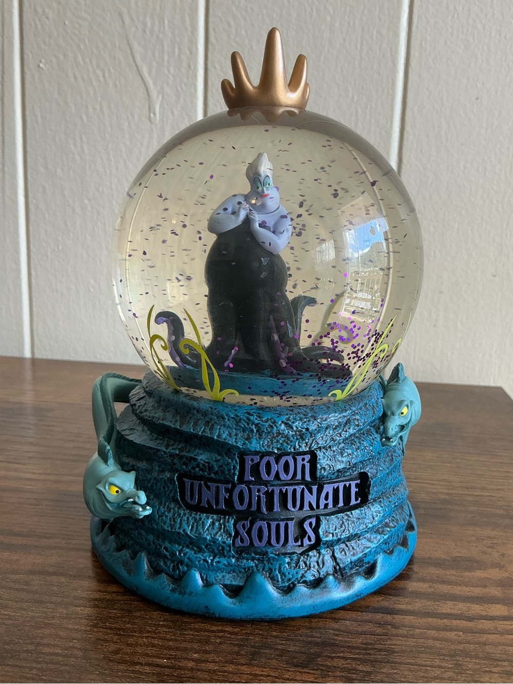 A Rare Sold Out 2021 Disney Parks Ursula "Poor Unfortunate Souls" Snow Globe